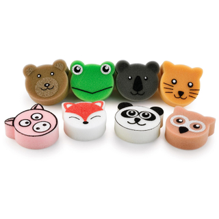 Esponjas de baño naturales para niños Esponja con forma de animal TJ363
