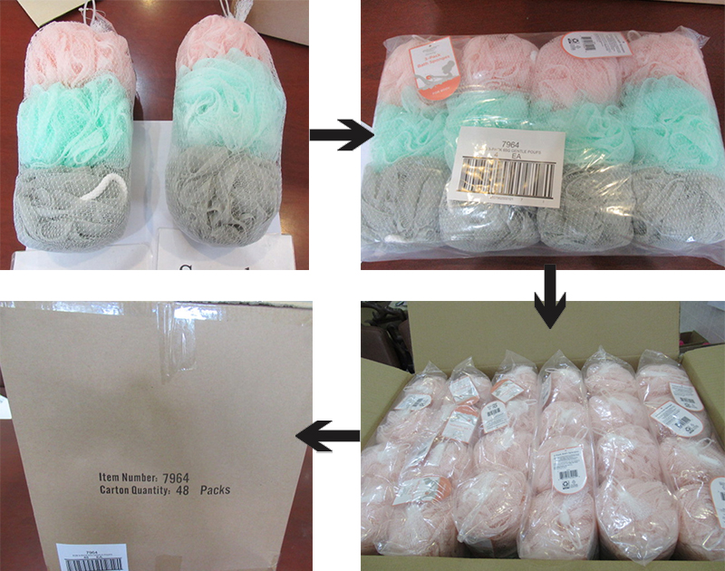 esponja del cuerpo de buff buff